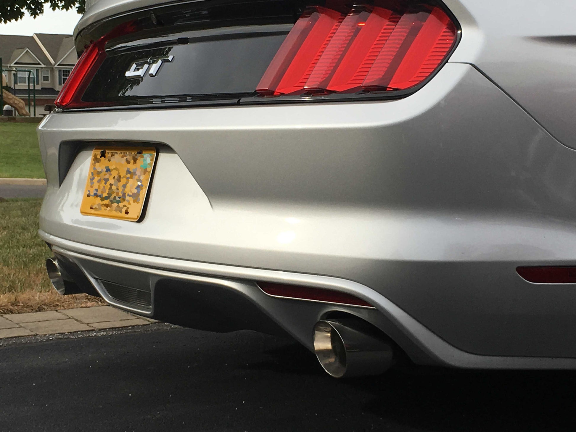 2015 Mustang GT axle back exhaust